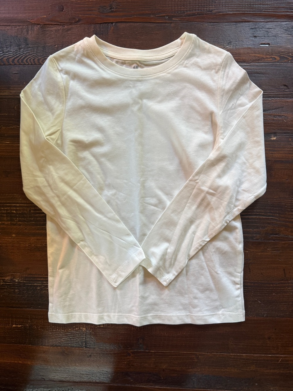 Classic Off White Long Sleeve Tee Sz 6/7
